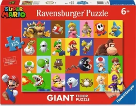 RAVENSBURGER Obrovské podlahové puzzle Super Mario