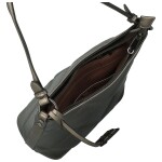 Trendy dámská koženková kabelka na rameno Faina, bronzová