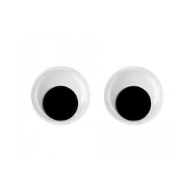 HEYDA Pohyblivé oči 7 mm 100 ks