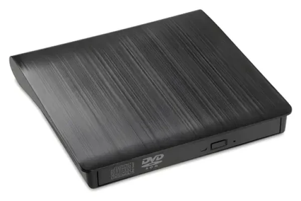 IBox IED02 černá / Externí DVD-ROM mechanika / USB 3.2 Gen 1 / DVD 8x, CD 24x (IED02)