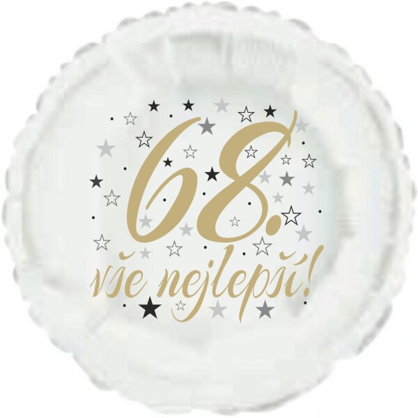 68. narozeniny balónek kruh Balonky.cz 68. narozeniny balónek kruh Balonky.cz