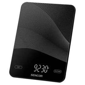 SENCOR SKS 7700BK černá / digitální kuchyňská váha / max. 10 kg / funkce TARE / dotyk. tlačítka (8590669344956)