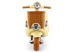 Mamido Dětský elektrický skútr Vespa 2x35W béžový