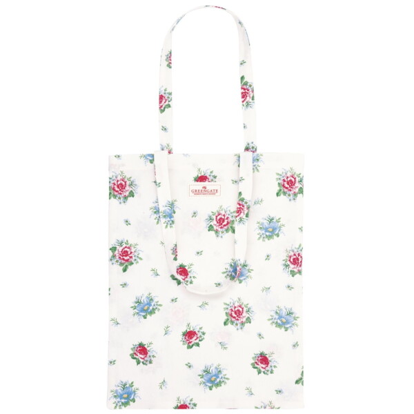 GREEN GATE Bavlněná taška Alivia White, multi barva, textil