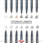 PENT.S20P-1A POINTLINER BLACK 0,1MM