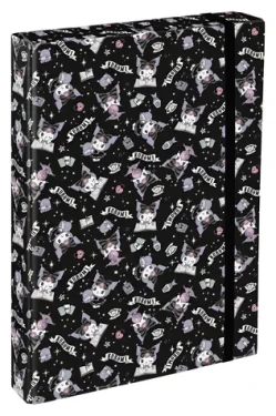 BAAGL Desky na školní sešity A4 Jumbo Kuromi Black / Školní desky / A4 / 23 × 32 × 4 cm
