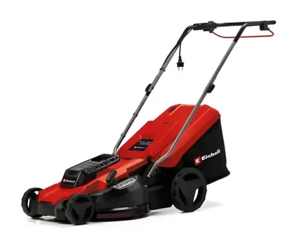 Einhell GC-EM 1800/43 červená/černá / Sekačka na trávu / 1800W / 3300 ot/min / až 800 m2 / Záběr 43 cm / Koš 50 l (3400090)