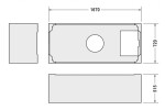 DURAVIT - Příslušenství Podpora pro vanu D-Code, 1700x750 mm 790473000000000