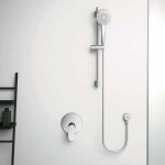 IDEAL STANDARD - Idealrain Evo Jet Set sprchové hlavice Circle 11 cm, 3 proudy, tyče a hadice, chrom B2233AA