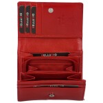 Dámská kožená malá peněženka Bellugio Aijva, červená