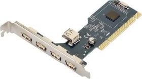 MicroConnect 4+1 USB2.0 PCI / PCI rozšiřující karta / 4+1x USB2.0 (MC-USB-NEC2.0)
