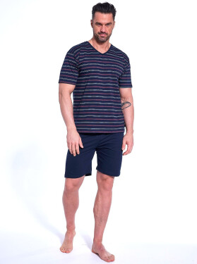 Pyžamo Cornette 330/49 cr/r M-2XL pánské tmavě modrá M