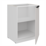 Spodní skříňka Como 60 D 1F BB Barva korpusu: Bílá, Barva dvířek: Kašmír