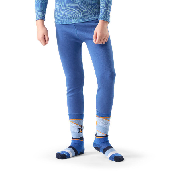 Dětské merino spodky SMARTWOOL Kids' Classic Thermal Merino Base Layer, Royal Indigo velikost: S