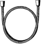 HANSA - Viva Sprchová hadice, 125 cm, chrom 44120400