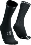 Běžecké kompresní ponožky Compressport Aero Socks 2.0 - Black/White Velikost: EU 42-44