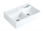 VILLEROY & BOCH - Dřezy Keramický dřez 90x63 cm, CeramicPlus, alpská bílá 632391R1