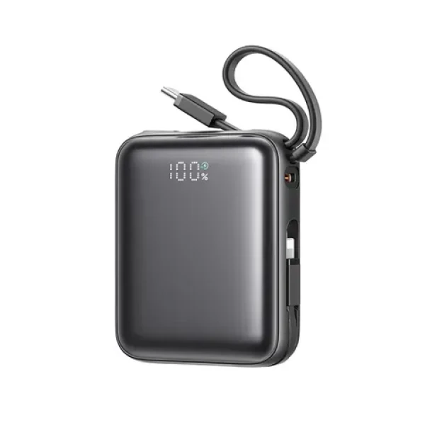 Joyroom JR-PBF27 černá / Powerbanka / 10000mAh / 22.5W / 1x USB-C / 1x Lightning + 1 USB-C kabel (6956116745127)