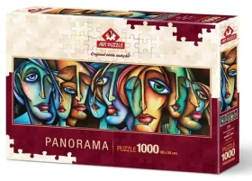 ART PUZZLE 4446 Panoramatické puzzle Tváře