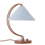 Bloomingville Stolní lampa Janya Red, červená barva, modrá barva, kov