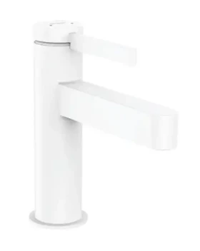Hansgrohe Finoris - Umyvadlová baterie 100 | výpustí Push-Open | EcoSmart | matná bílá (76010700)