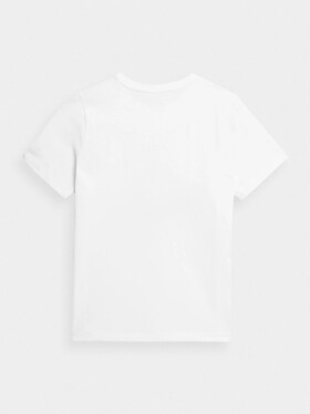 Chlapecké tričko potiskem 4FJSS23TTSHM283-10S bílé 4F cm
