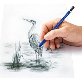Grafitové akvarelové tužky STAEDTLER Design Journey Lumograph, sada se štětcem, 3 tvrdosti