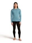 ICEBREAKER Mens 200 Oasis LS Crewe, Topaz/Undyed/S (vzorek) velikost: M