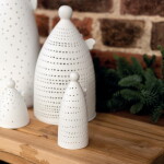 Räder Mini LED lucerna Angel of Light 11,7 cm, bílá barva, porcelán