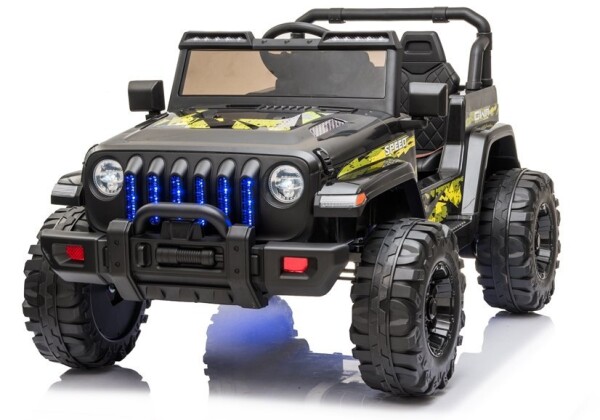 Mamido Dětské elektrické autíčko Jeep Speed černé