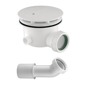 OMNIRES - CGS sifon pro sprchovou vaničku bílá lesk /BP/ ST6590.35N+ST45BP