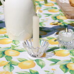 Chic Antique Svícen Grooves Clear, čirá barva, sklo