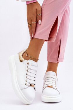 Dámská sportovní obuv GOE LL2N4011 Bílá a zlatá 38