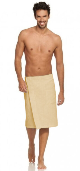 Vaflový kilt NordicSPA 80x150cm - pánský, béžový