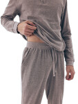 Pánské pyžamo 42638 Desert grey - HENDERSON šedá XL