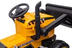 Mamido Elektrický traktor s přívěsem S617 žlutý