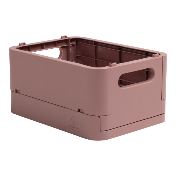 Skládací box mini, PP strarorůžový