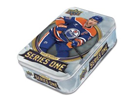 Hokejové Karty NHL 2025-26 Upper Deck Series 1 Tin Box