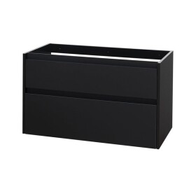 MEREO - Opto, koupelnová skříňka 101 cm, černá CN942S