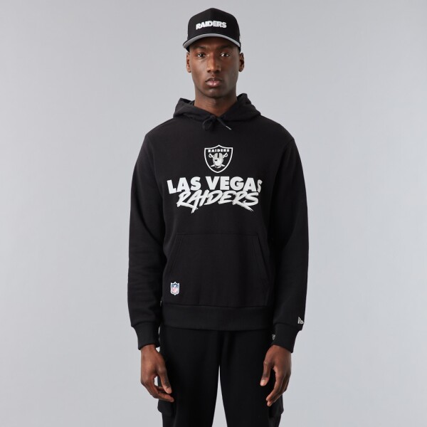 New Era Pánská mikina Las Vegas Raiders NFL Script Hoodie Velikost: S