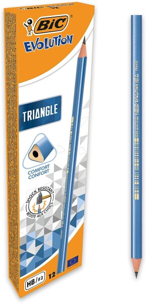 Bic, Evolution Triangle, bezdřevá grafitová tužka, HB, 1 ks