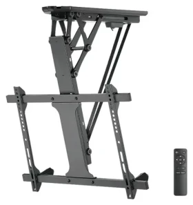 LogiLink Stropní elektrický držák TV černá / Stropní držák pro TV / 32-70" / VESA 600x400 / do 35 kg (BP0118)