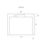 GELCO - Sprchová vanička IRENA HI120100 1200x1000 hladká HI120100