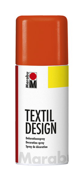 Barva na textil ve spreji Marabu Textil Design spray 150 ml - oranžová neonová 324