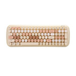 MOFII Candy BT béžová / Bezdrátová klávesnice / Bluetooth / US Layout / 2x AAA (SK-646BT Beige)