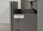 CERANO - Koupelnová skříňka pro umyvadla na desku Noira - šedá matná - 120x28x48 CER-8050BD7613