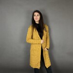 HOSH Jednobarevný kardigan BELLA Barva: Tmavě šedá