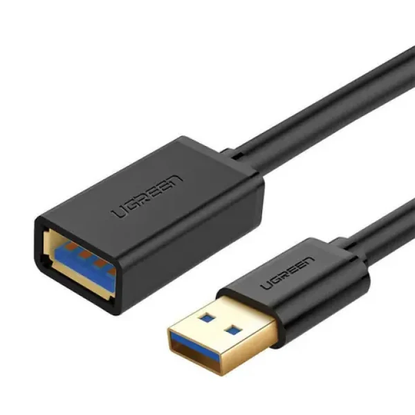 Ugreen prodlužovací kabel USB 3.0 (samice) - USB 3.0 (samec) černá / 1m (10368B)