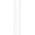 MEXEN - Bolt otopný žebřík/radiátor 1800 x 400 mm, 406 W, bílá W126-1800-400-00-20