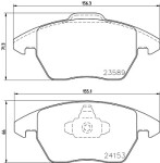 KRAFT Brzdy kotouče a desky přední PEUGEOT 207 208 3008 307